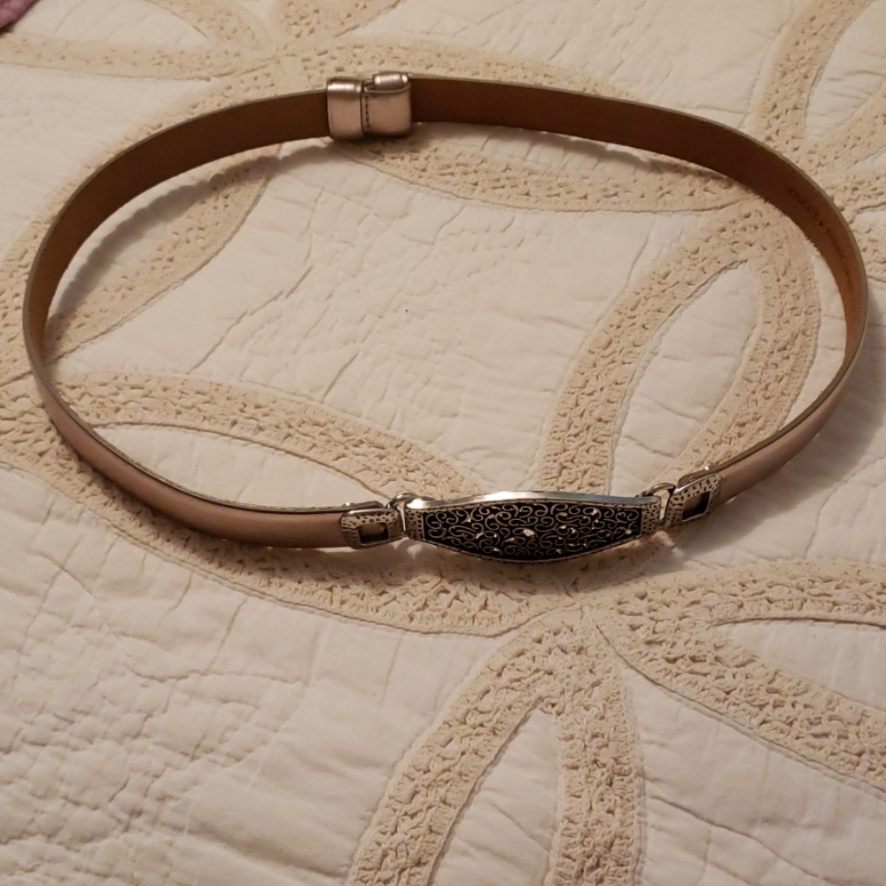 Chico's Silver Filigree Accent Belt - Picture 3 of 8